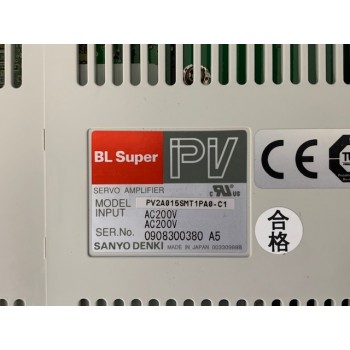 AMAT 0190-25422 Sanyo Denki PV2A015SMT1PA0-C1 BL Super PV Servo Amplifier
